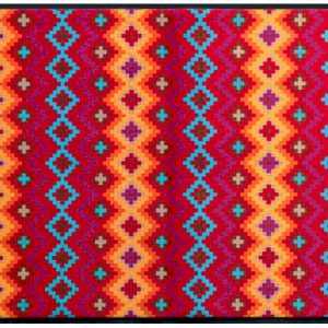 Premium rohožka s indiánskym vzorom – dúha