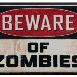 Sviatočná premium rohožka – beware of zombies