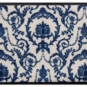 Ozdobná premium rohožka – modrý barok