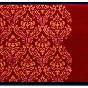Ozdobná premium rohožka – červený barok