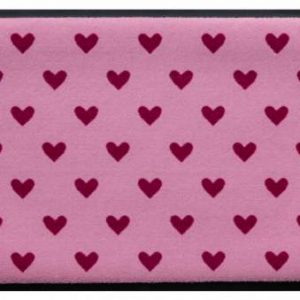Srdiečkový vzor- premium rohožka – ružové srdcia
