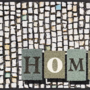Home- sivohnedý mozaikový vzor 50×75 cm