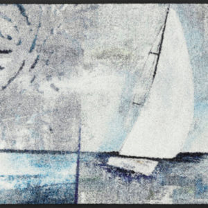 Plachetnica-modrosivá rohožka 50×75 cm