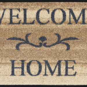 Welcome home- béžová rohožka 40×60 cm