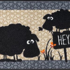 Čierne ovečky- rohožka 50×75 cm