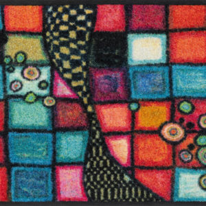 Pestrofarebná mozaika- rohožka 50×75 cm